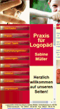 Mobile Screenshot of logopaedie-untermerzbach.de